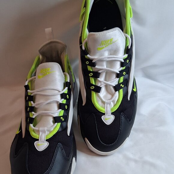 Nike Men's Black and Green Zoom 2K volt Sneakers size 11 - Picture 1 of 8